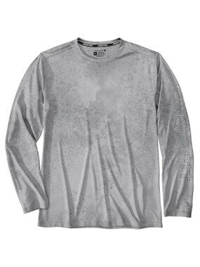 Carhartt Men's Force Sun Defender Lightweight Long-Sleeve Print T-Shirt